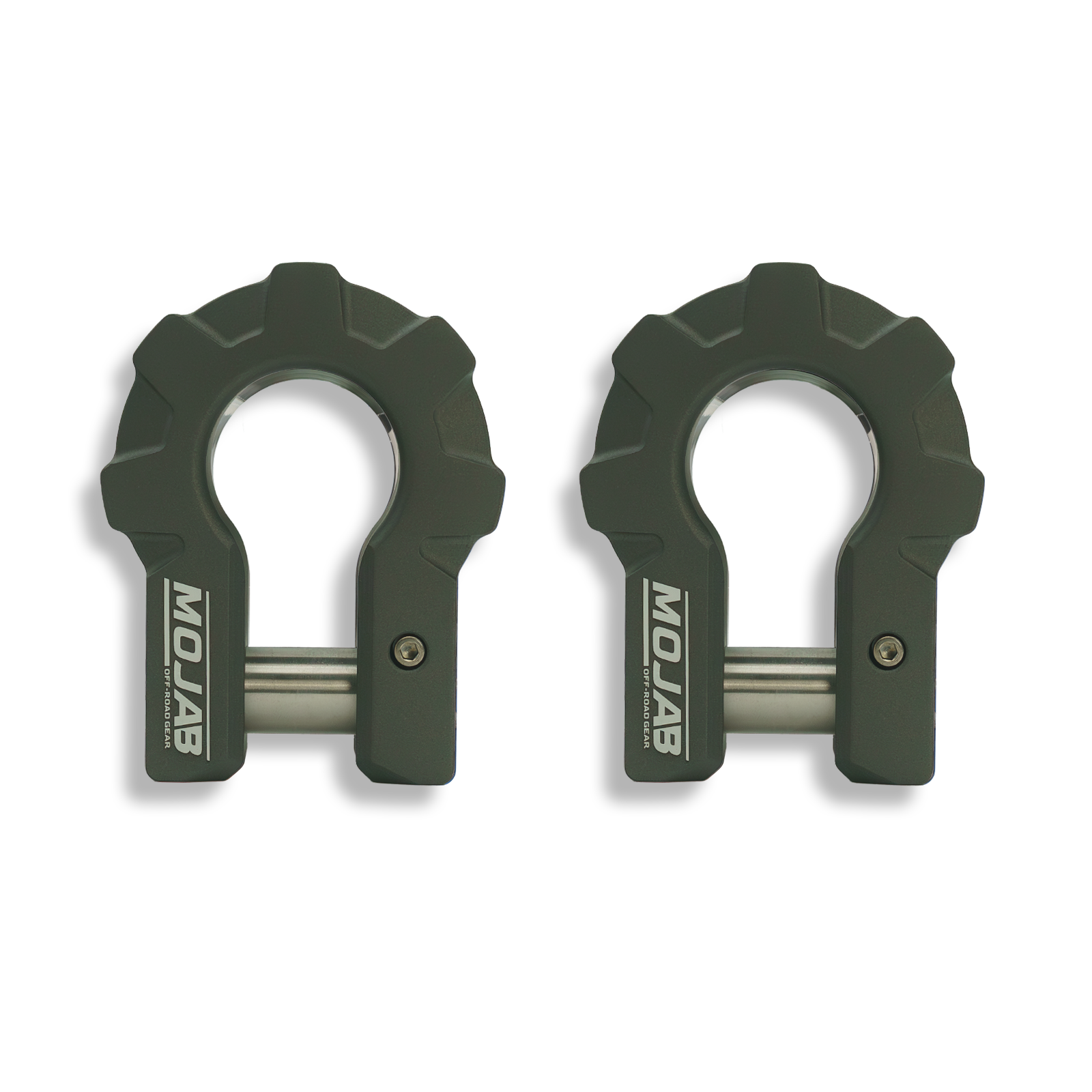 3/4'' Extreme duty Aluminum D-Shackle set (9T)-Ceramic coated (LIFETIME WARRANTY*)-Raw Shackles and Red are scheduled for delivery during the week commencing July 6th