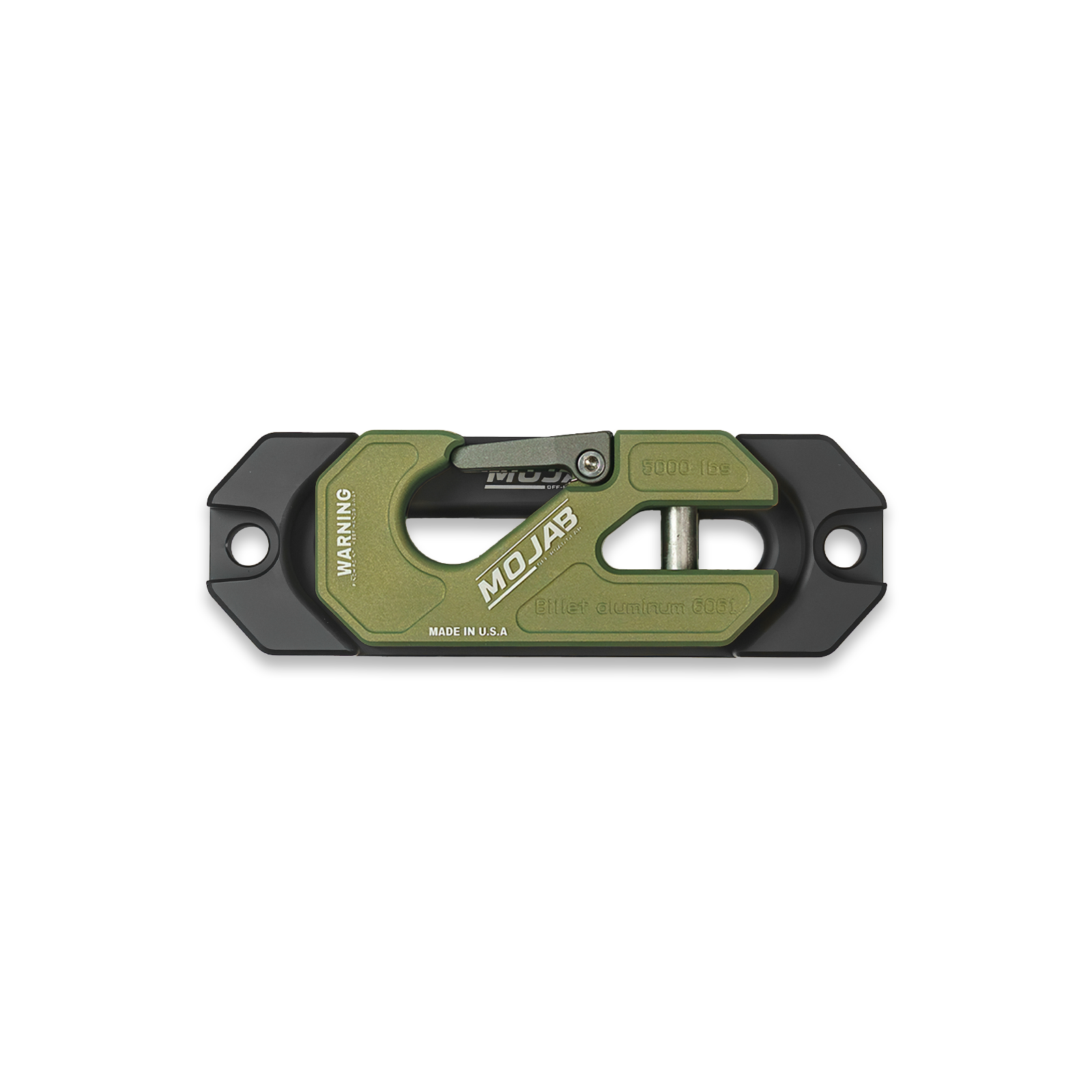 Side By Side / UTV Aluminum Recessed Winch Shackle with Fairlead Kit. (LIFE TIME WARRANTY*)